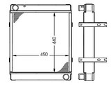 Radiator for the JCB 3D-4 Backhoe Loader 9802/8550