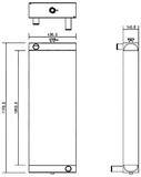 Radiator for the JCB JS330 Tracked Excavator